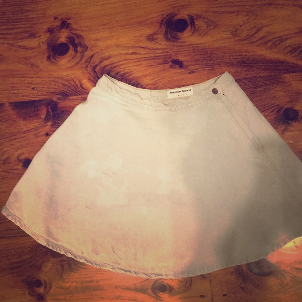 American Apparel Jean Skirt